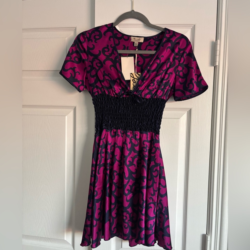 Bebe Silk mini dress NWT